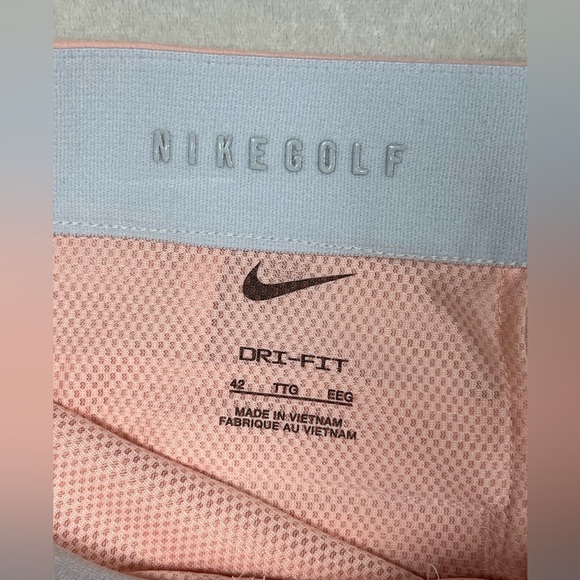 NWT 42W Nike Golf Performance Standard Fit Salmon Coral Stretch Band Shorts - Picture 4 of 10